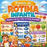 Painéis de Rotina Infantil (Imprimíveis)